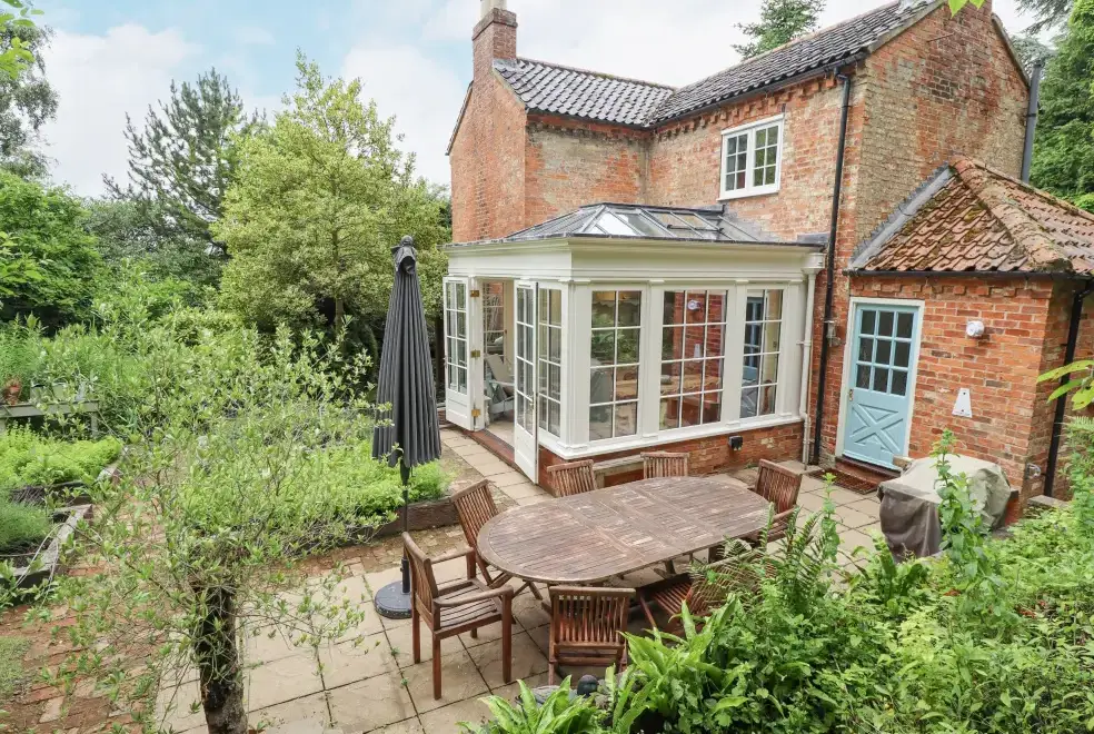 Patio area at Sunny Cottage