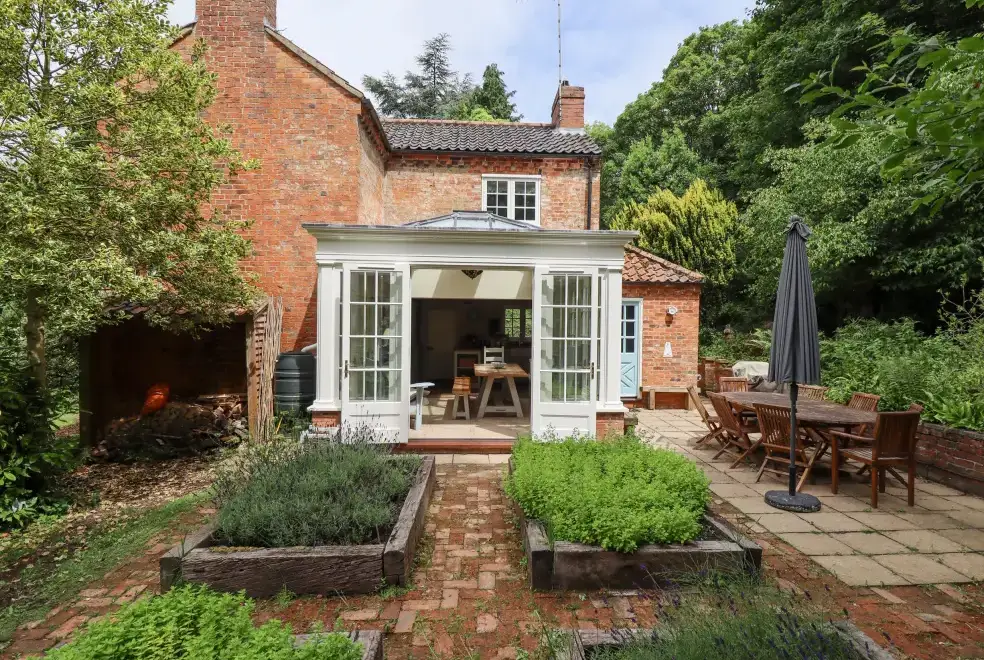 Patio area at Sunny Cottage
