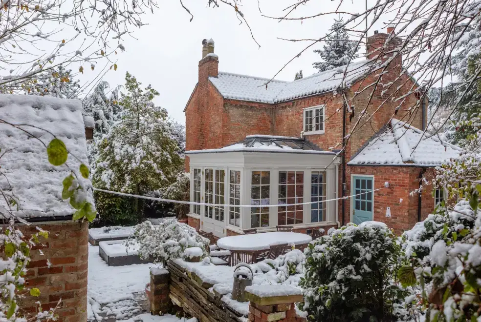 Enclosed garden at Sunny Cottage