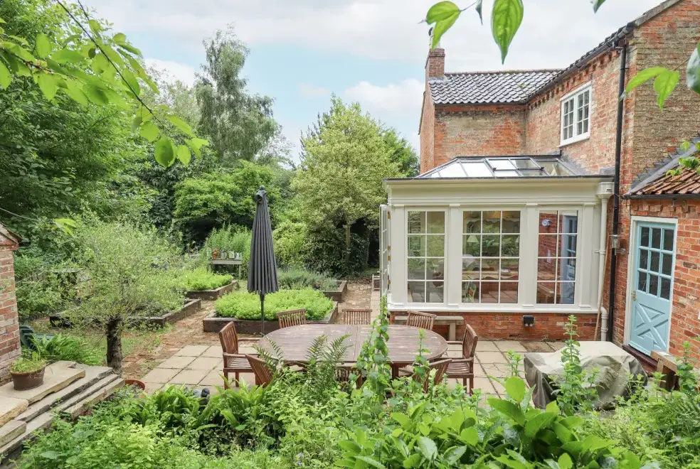 Patio area at Sunny Cottage