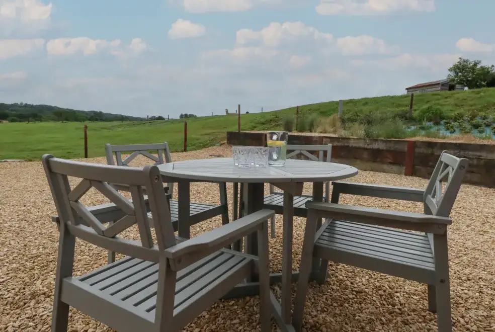 Patio area at Swallows Nest