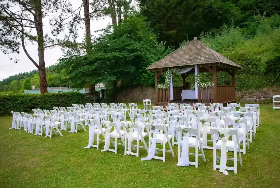 Garden at Symonds Yat Lodge
