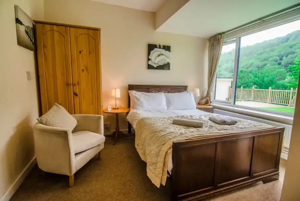 Bedroom at Symonds Yat Lodge