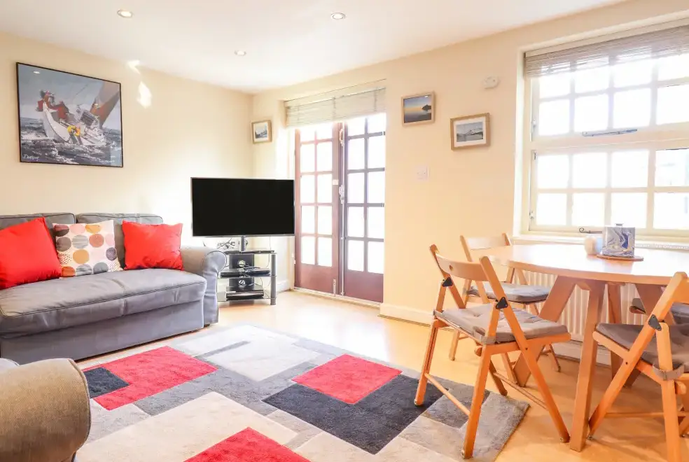 Open plan living area at Taliesin