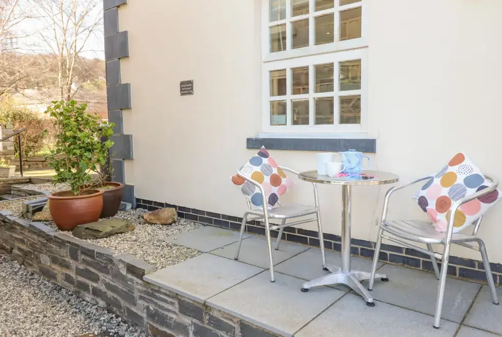 Patio area at Taliesin