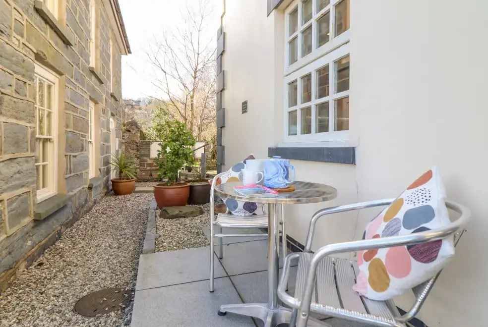 Patio area at Taliesin