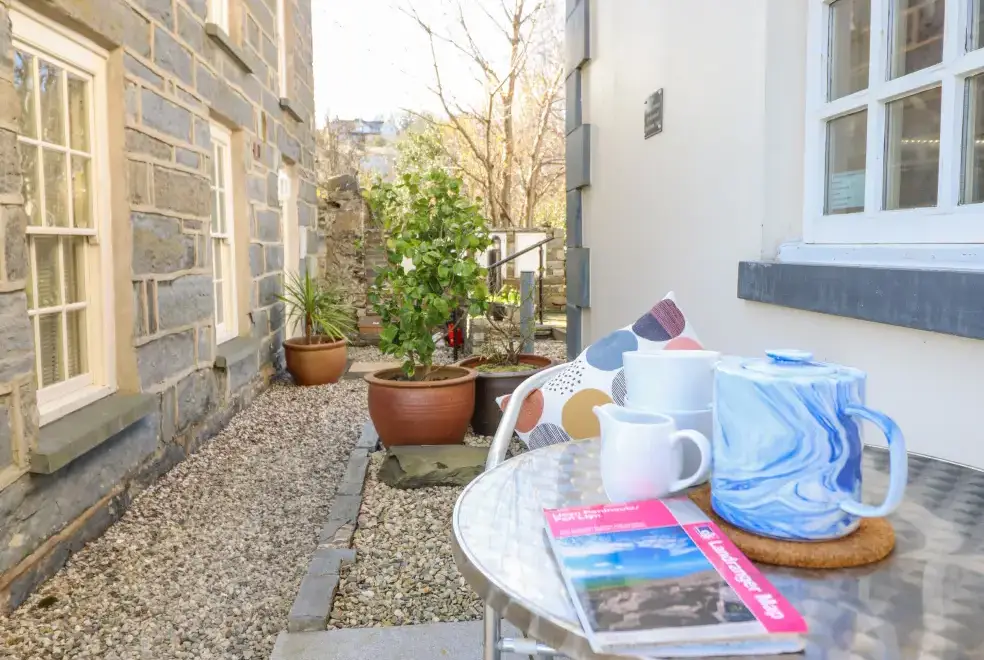Patio area at Taliesin