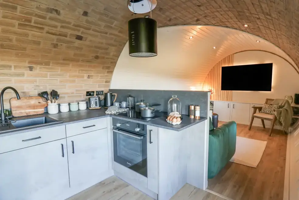 Kitchen/diner at Tan y Wawr- Onnen