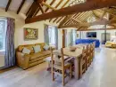 Open plan living area at Teal Cottage at Oxford Country Cottages - thumbnail photo