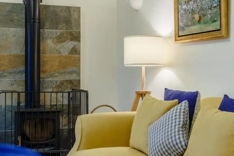 Lounge area at Teal Cottage at Oxford Country Cottages