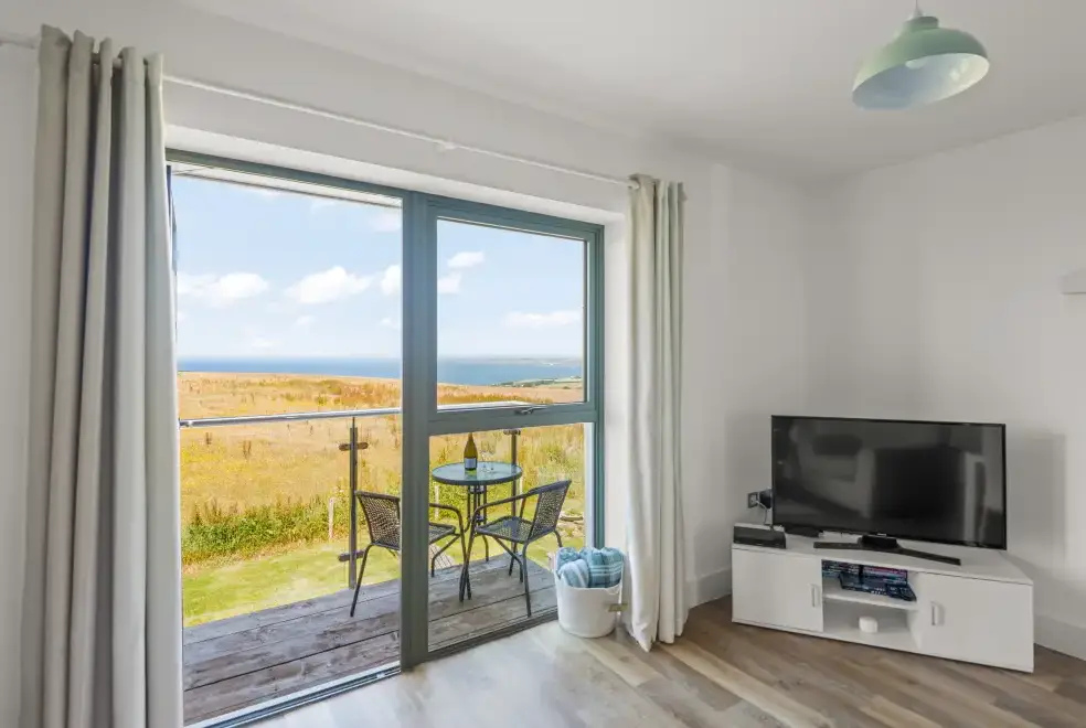 Open plan living area at Ten Ocean Reach