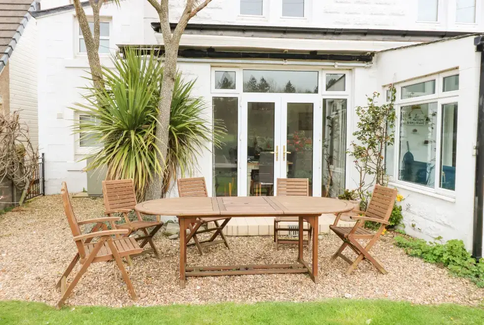 Patio area at The Anchorage