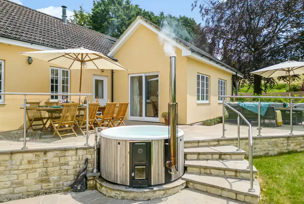 Private Hot Tub at The Anchorage @ Nables Farm