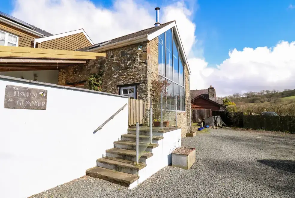 The Barn at Glanoer, from the outside