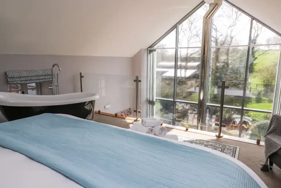 Luxurious interior at The Barn at Glanoer