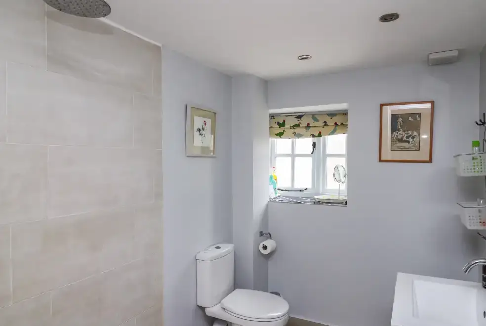 Shower room at The Barn at Glanoer