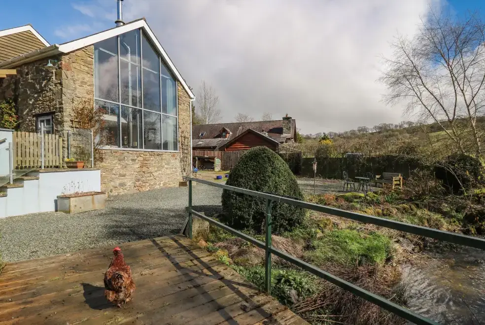 Countryside views at The Barn at Glanoer