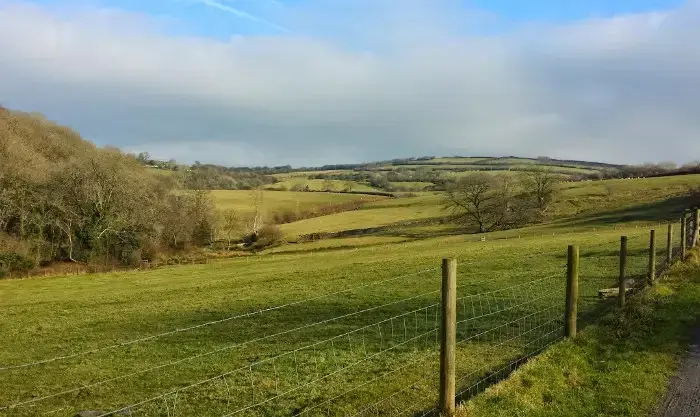 Countryside views at The Barn at RyePark House