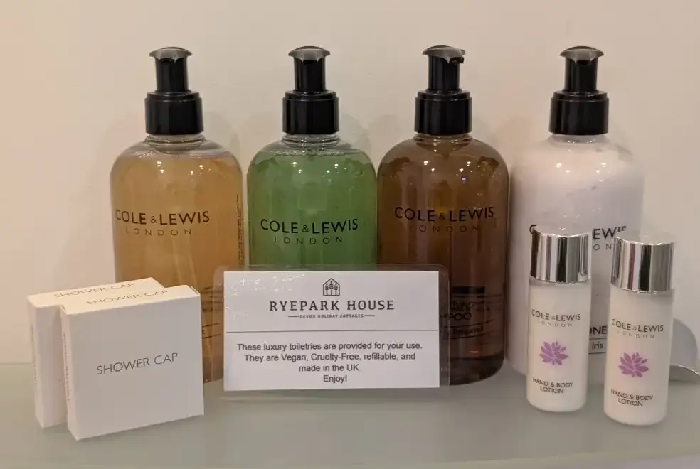 Ensuite bathroom at The Barn at RyePark House