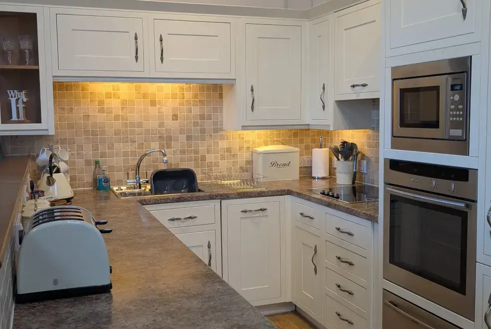 Well equipped kitchen at The Barn at RyePark House