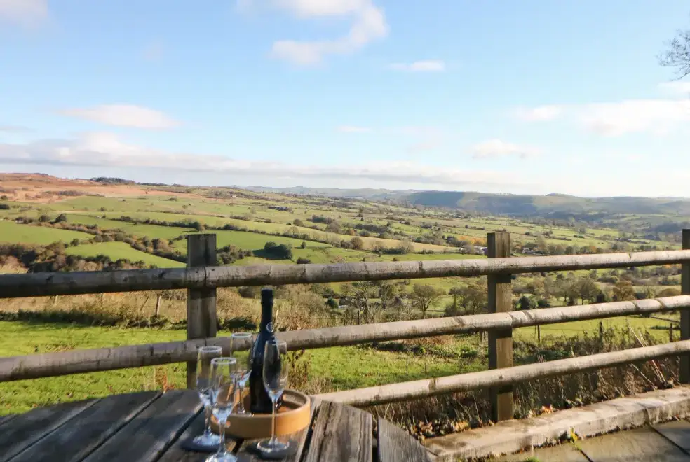 Countryside views at The Barn at Hill House