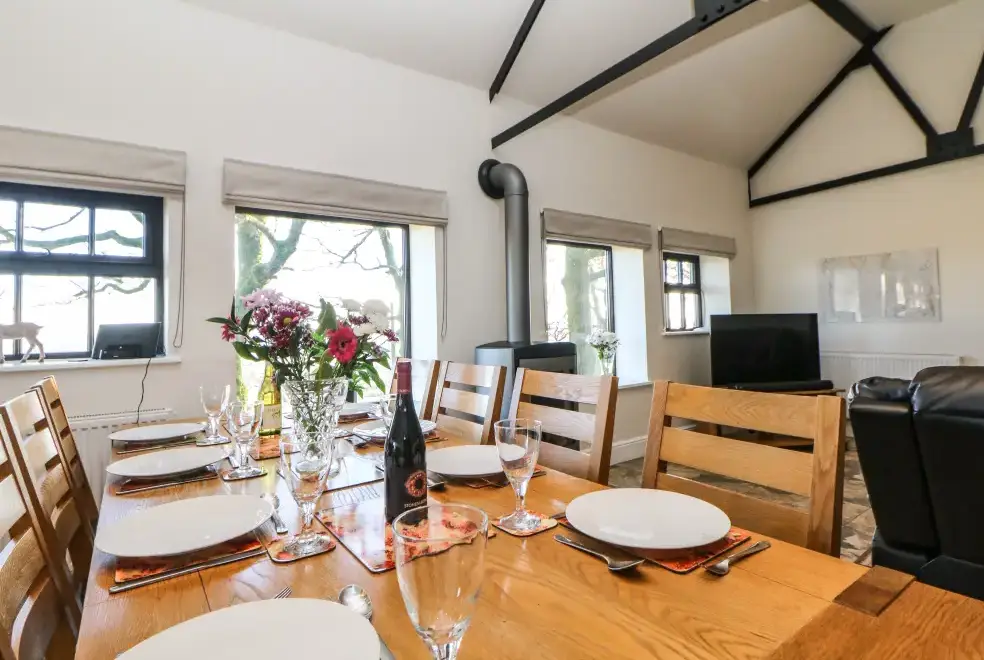 Dining room at The Barn at Hill House