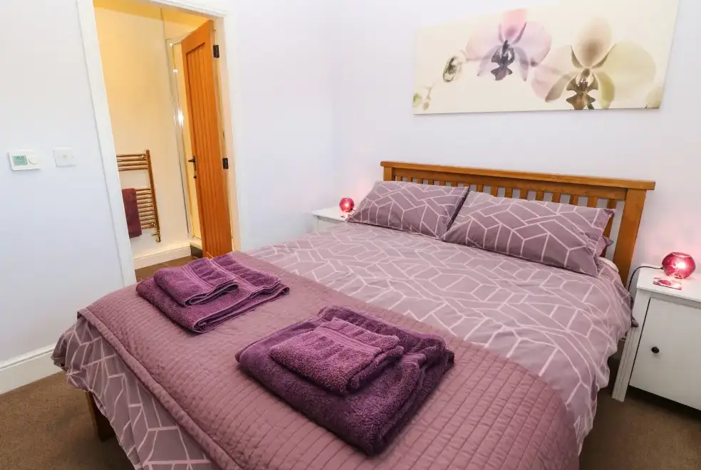 Bedroom at The Barn at Hill House