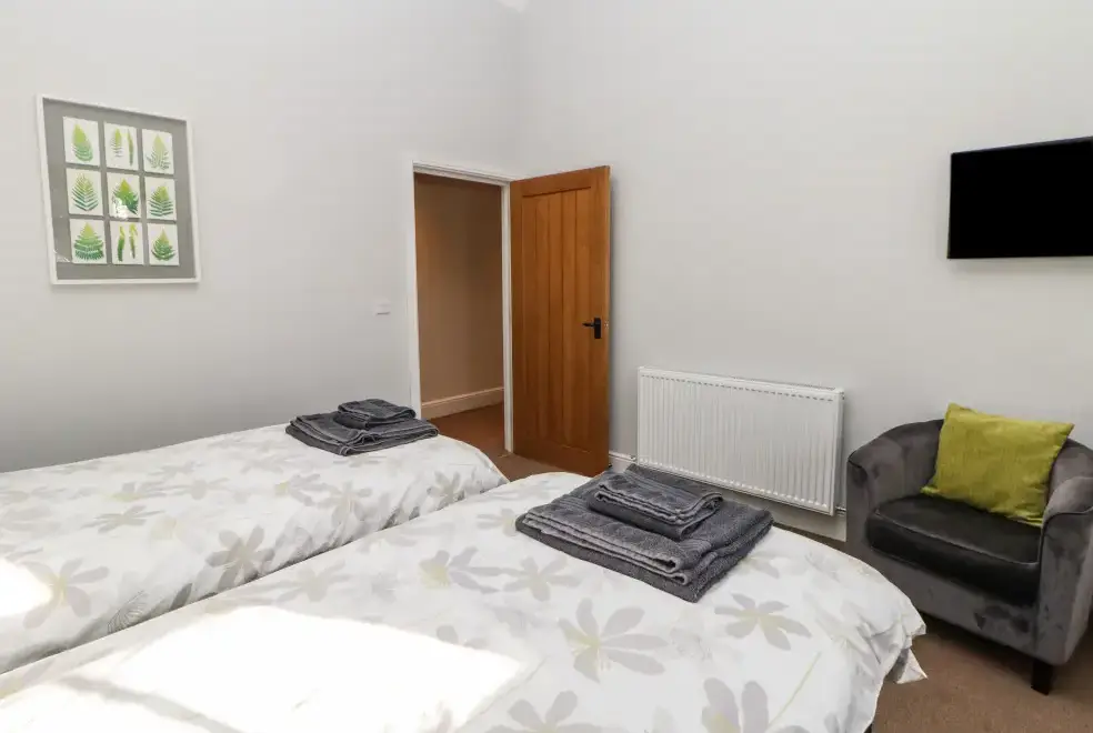 Bedroom at The Barn at Hill House