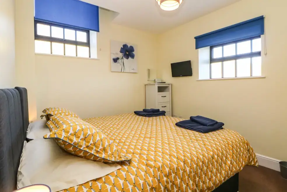 Bedroom at The Barn at Hill House
