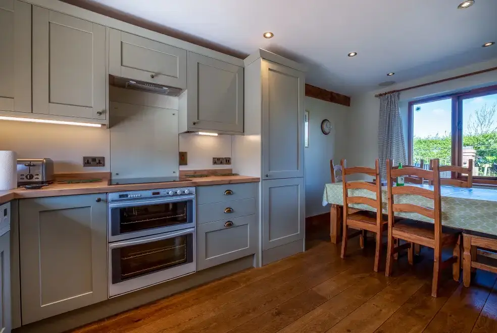 Kitchen/diner at The Barn