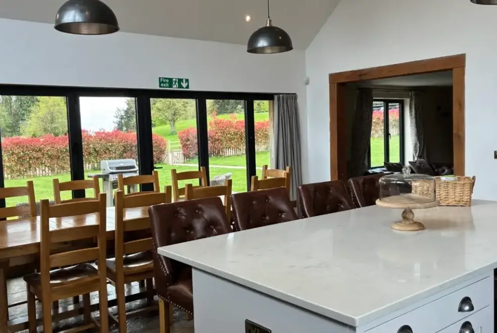 Kitchen/diner at The Barn