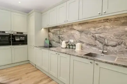 Luxury kitchen at The Barn, Dorset