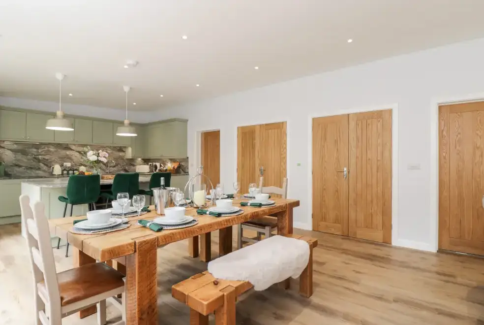 Kitchen/diner at The Barn