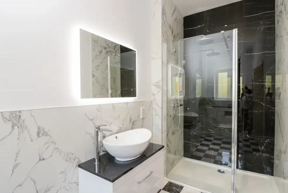 Shower room at The Barn