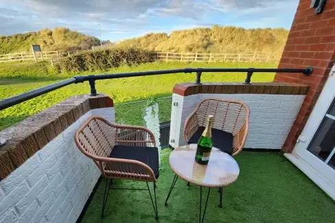 Balcony at The Beach House, Flintshire