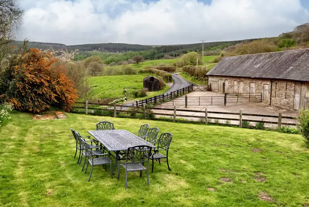 Countryside views at The Birches