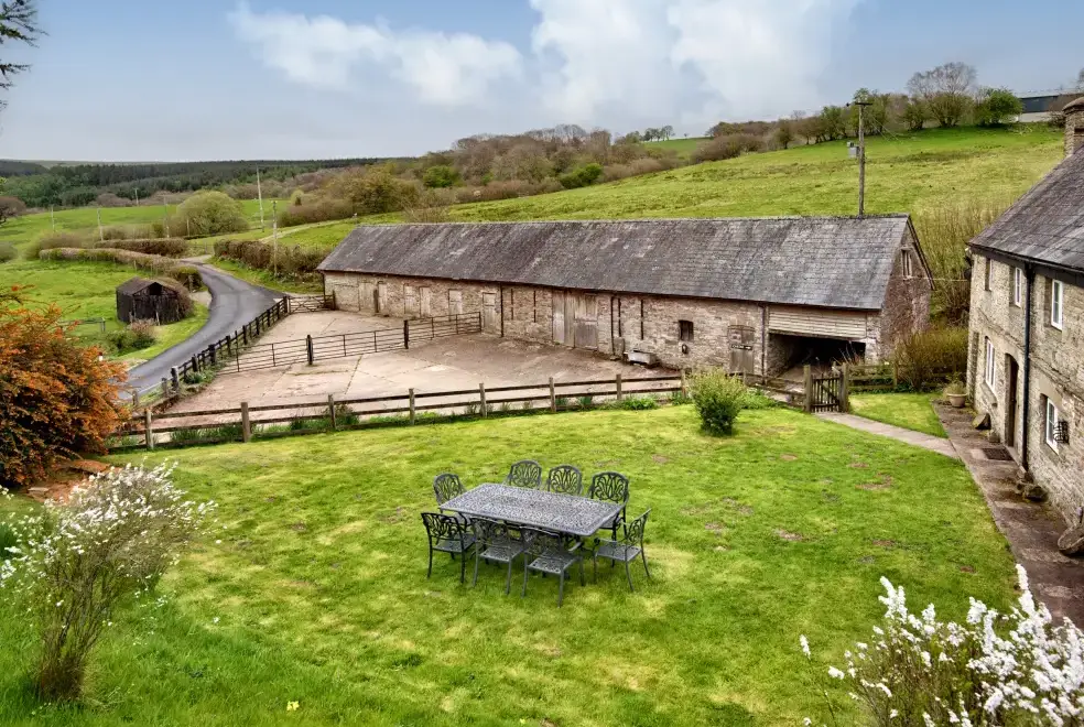 Countryside views at The Birches
