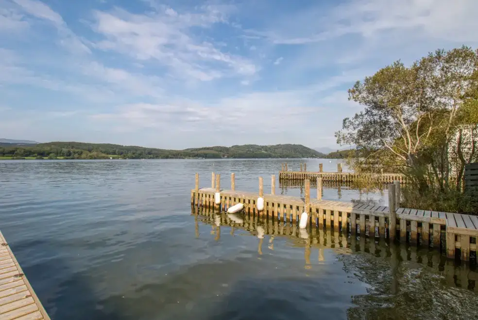 Lake view at The Boat House at Louper Weir