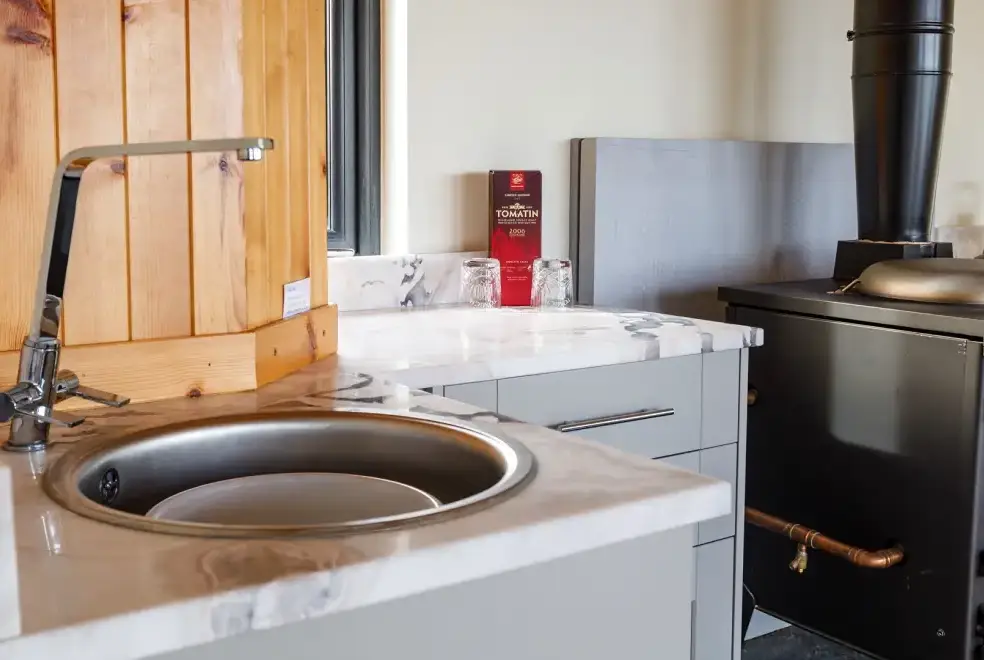 Luxury kitchen at The Boathouse