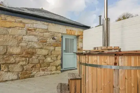 Private Hot Tub at The Bull Pen, Cornwall