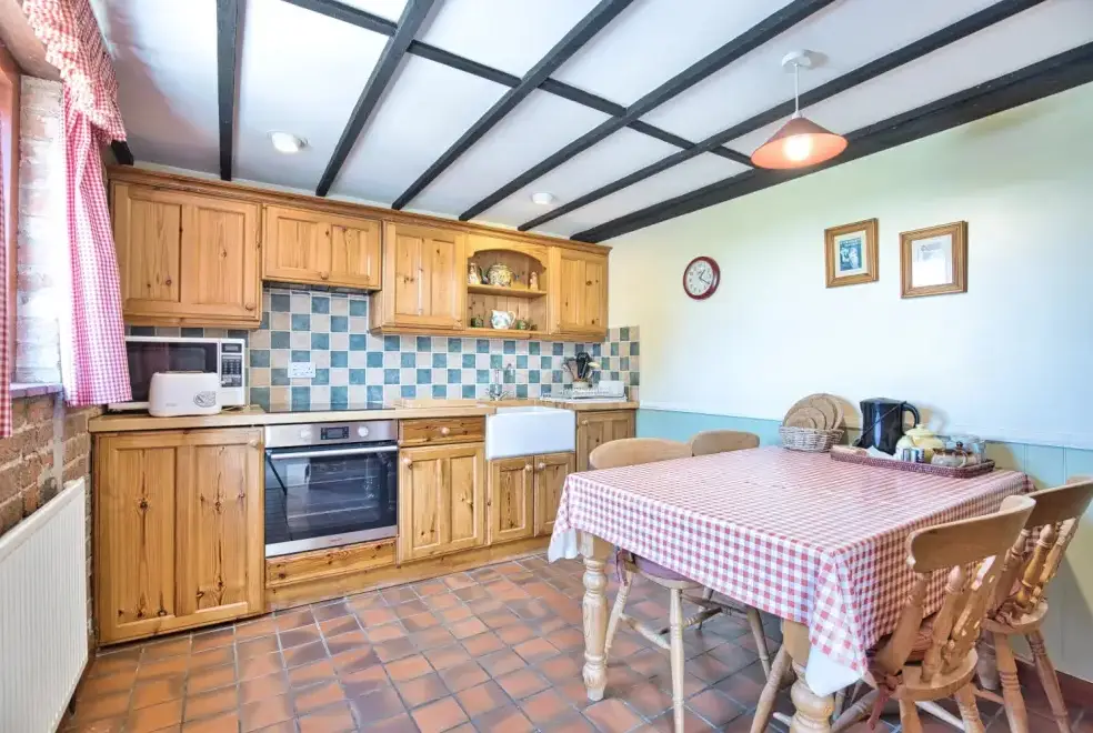 Farmhouse style kitchen at The Chaffhouse