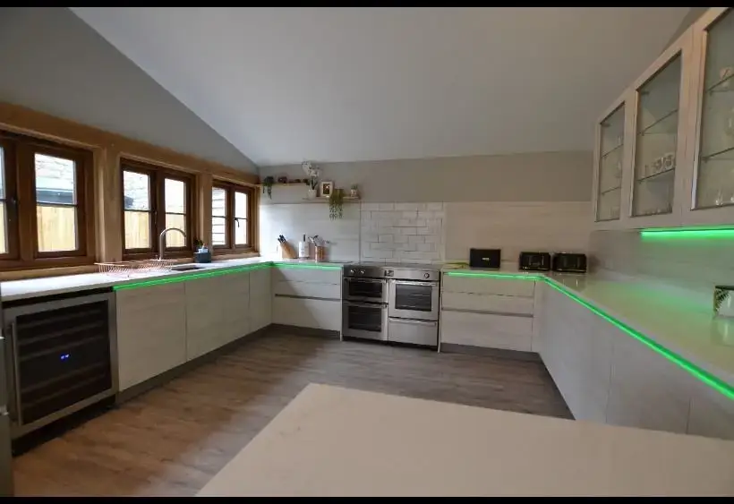 Well equipped kitchen at The Cider Barn