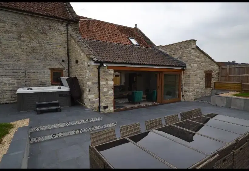 Patio area at The Cider Barn