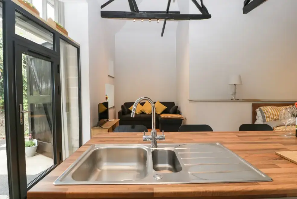 Kitchen/diner at The Coach House Romantic Retreat