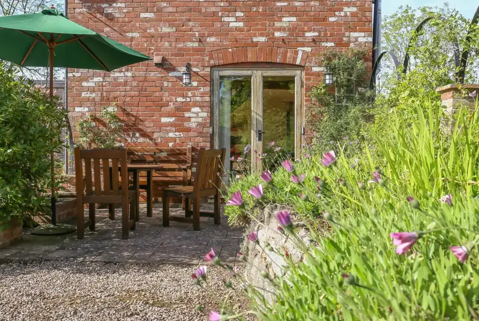 Patio area at The Coach House