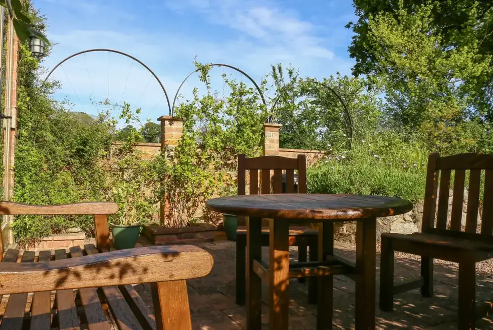Patio area at The Coach House