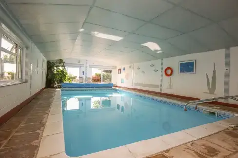 Private Swimming Pool at The Coach House, Devon