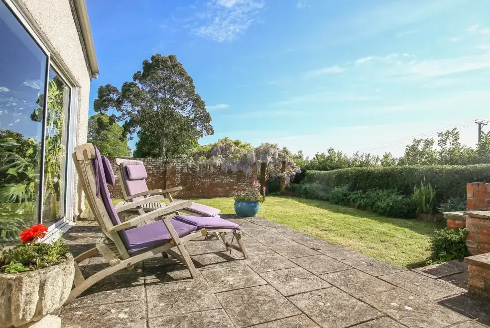 Patio area at The Coach House
