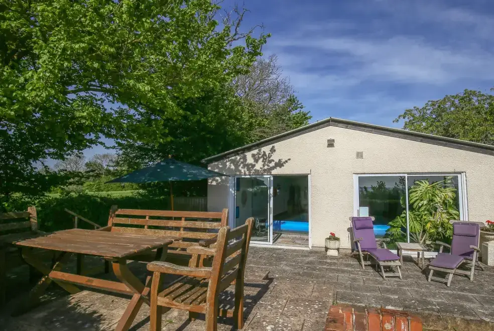 Patio area at The Coach House