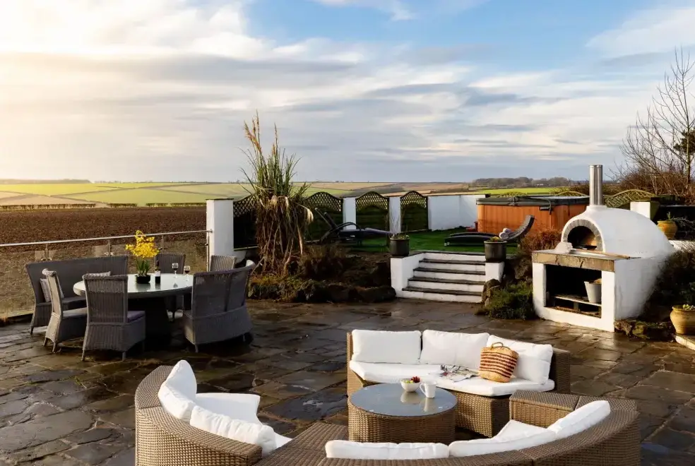 Patio area at The Cornmill 